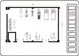 100平米健身房方案